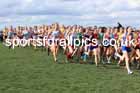 Intermediate Girls 2024 English Schools Cross Country Champs., Pontefract, March 16th.  Photo: David T. Hewitson/Sports for All Pics